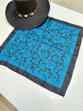 Southwestern SILK boho vibe scarf/wrap w country feel